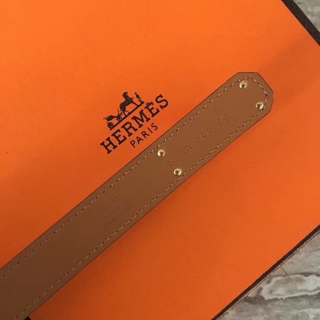 Hermes original epsom leather Kelly belt H069853 black