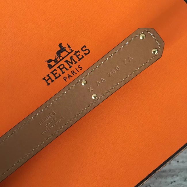 Hermes original epsom leather Kelly belt H069853 rose