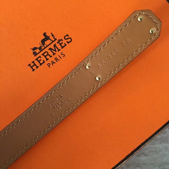 Hermes original epsom leather Kelly belt H069853 white