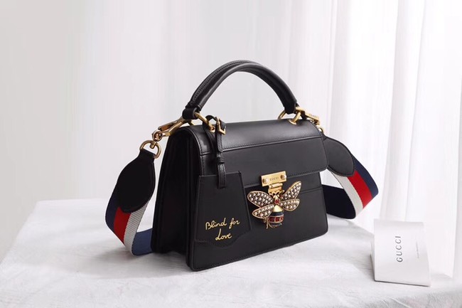 Gucci Queen Margaret small top handle bag 476541 Black