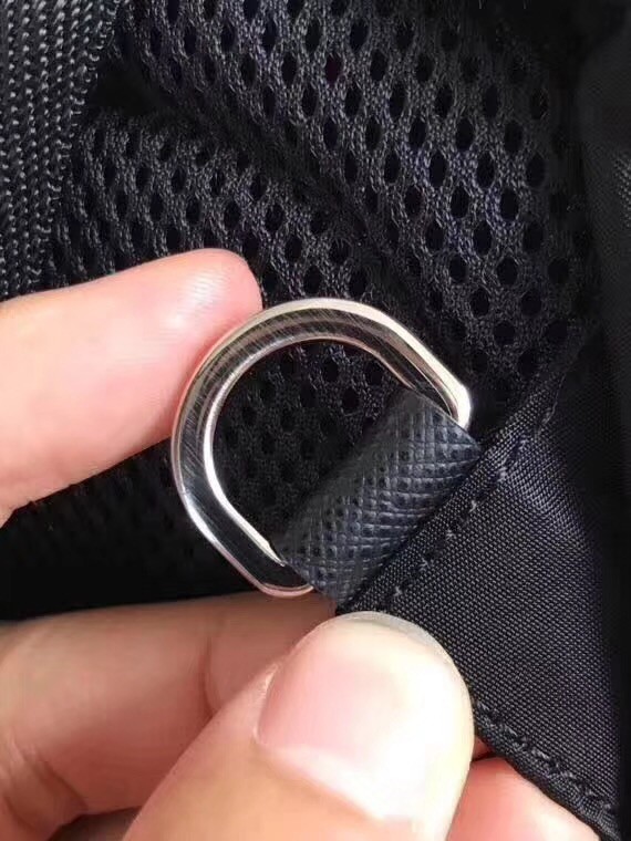 Prada nylon backpack 2VZ065 black