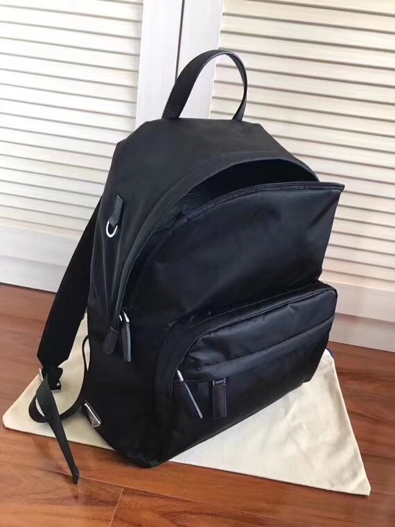Prada nylon backpack 2VZ065 black