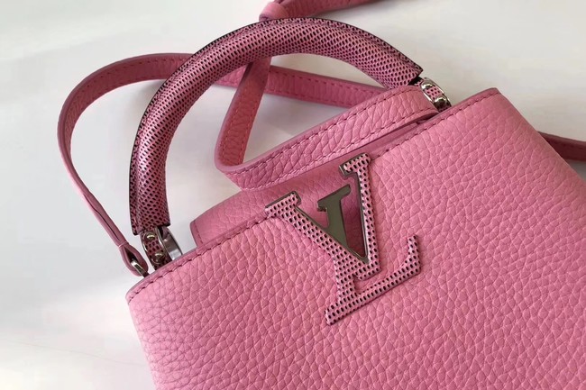 Louis Vuitton CAPUCINES MINI N94047 pink