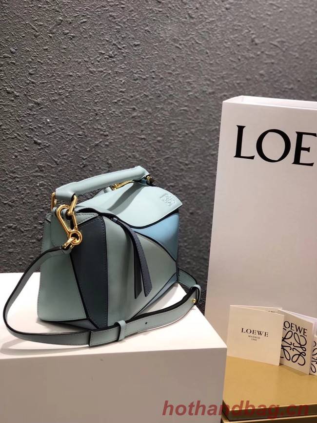 Loewe Puzzle Bag Original Leather B9124 blue