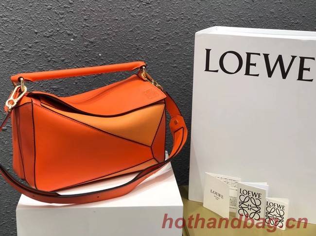 Loewe Puzzle Bag Original Leather B9124 orange