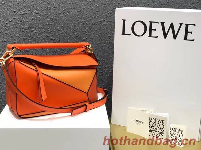 Loewe Puzzle Bag Original Leather B9124 orange