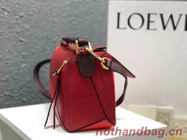 Loewe Puzzle Bag Original Leather B9124 red