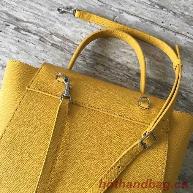 Celine NANO BELT BAG IN GRAINED CALFSKIN 99970 yellow