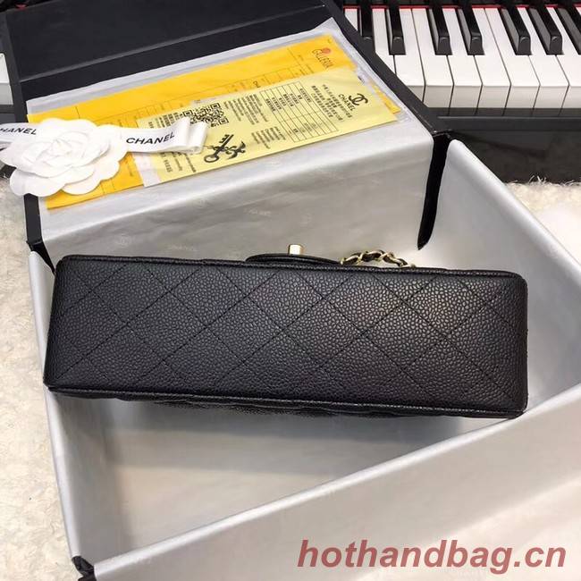 Chanel Small Classic Handbag A01113 black