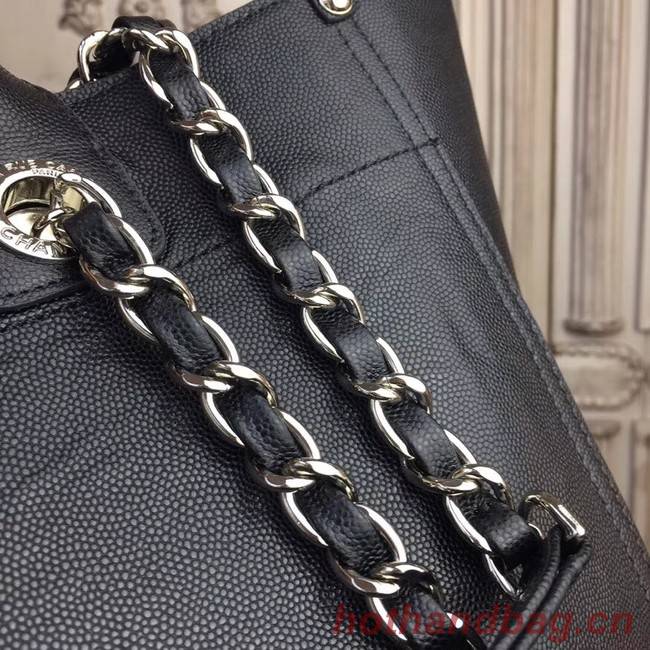 Chanel original Calfskin Leather Tote Bag 78900 black
