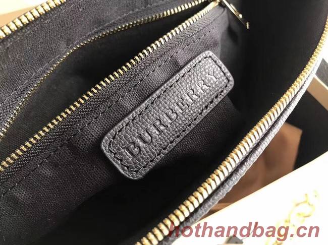 Burberry Calfskin Leather Should Bag 41711 black
