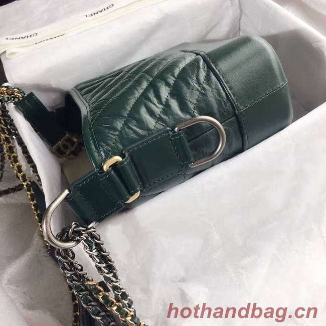 CHANEL GABRIELLE Original Small Hobo Bag A91810 green