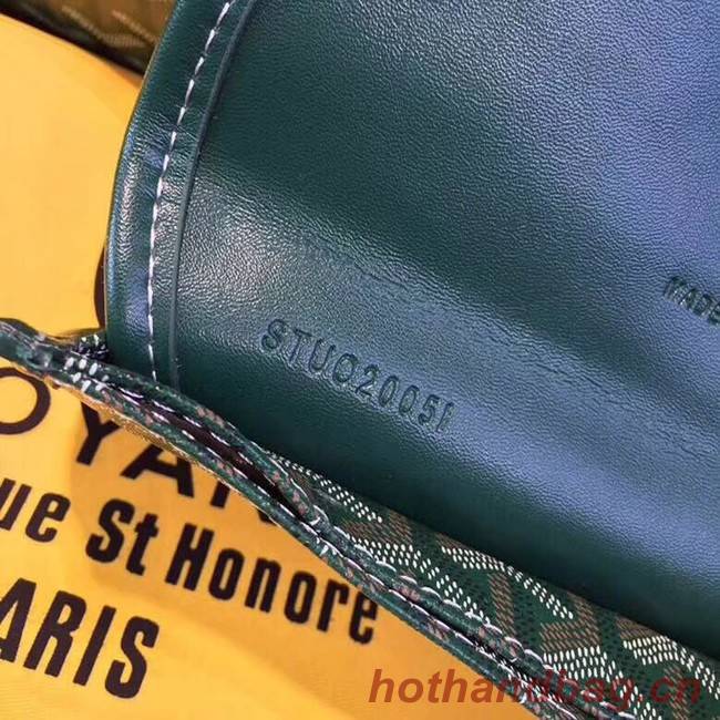 Goyard Y Doodling Calfskin Leather Tote Bag 36987 green