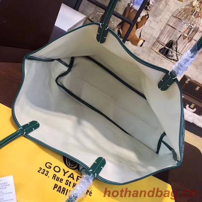 Goyard Y Doodling Calfskin Leather Tote Bag 36987 green