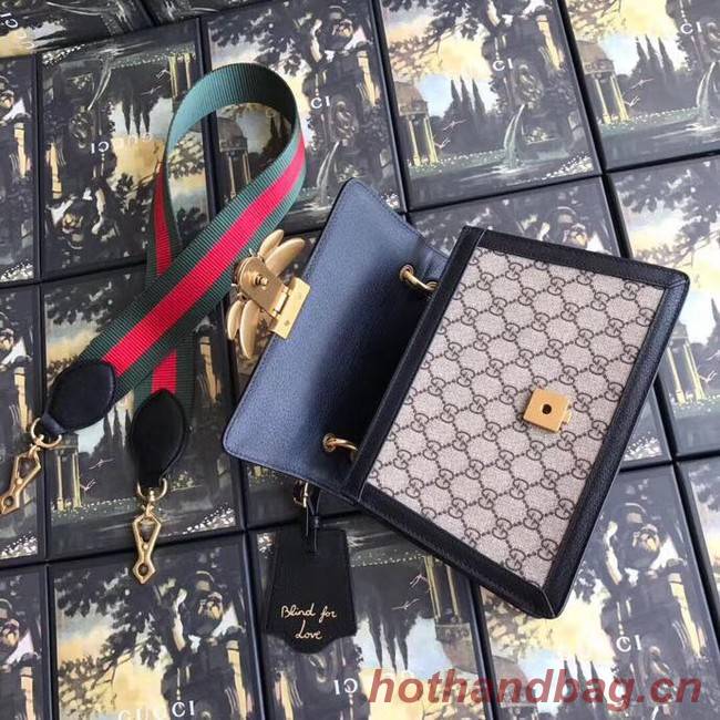 Gucci Queen Margaret GG small top handle bag 476541 black