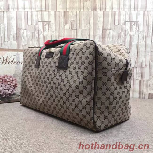 Gucci GG Supreme canvas Travelling bag 146310 brown