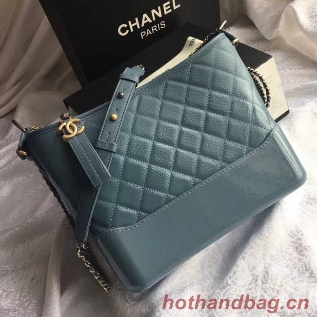 CHANEL GABRIELLE Hobo Bag Original A93824 blue