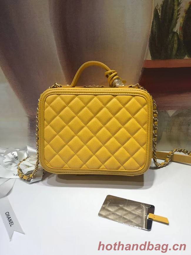 Chanel Vanity Case Original A93343 yellow
