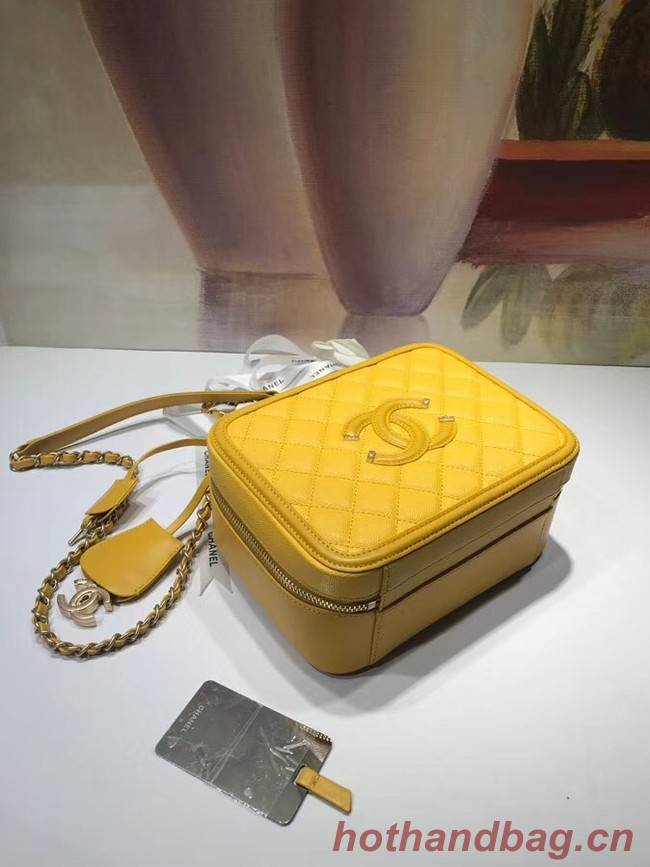 Chanel Vanity Case Original A93343 yellow