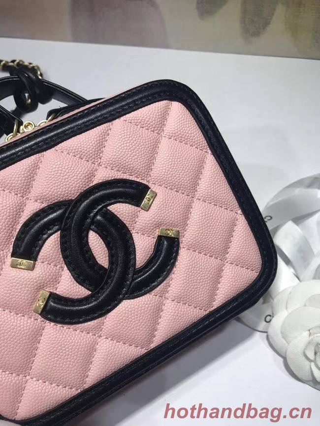 Chanel mini Vanity Case Original A93342 pink