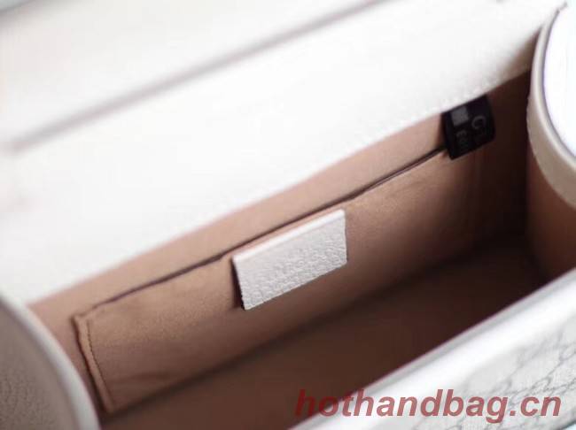 Gucci Sylvie GG Supreme canvas mini bag 470270 white