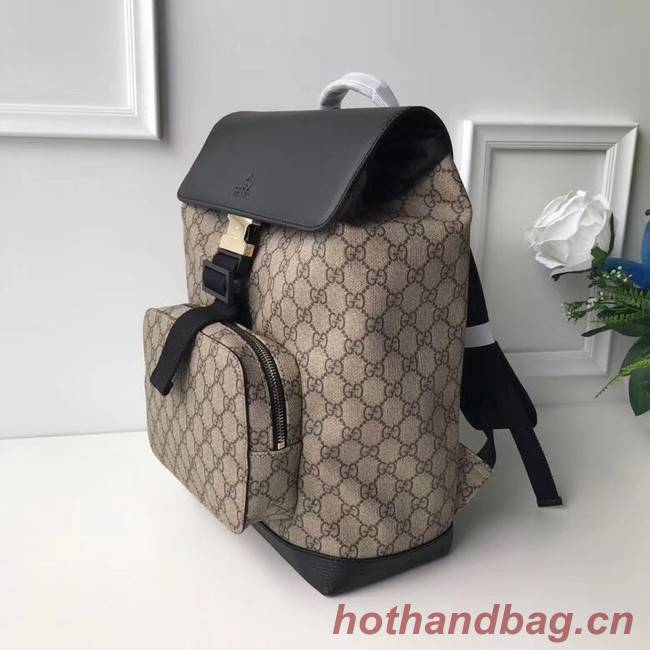 GUCCI GG Canvas Backpack 406398 black