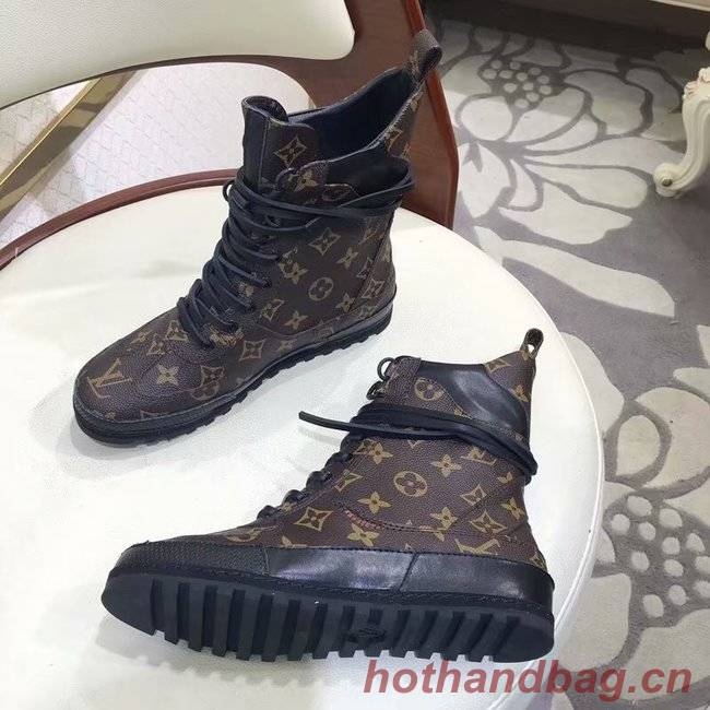 Louis Vuitton DIGITAL EXCLUSIVE HEART SNEAKER BOOT LV906SY brown