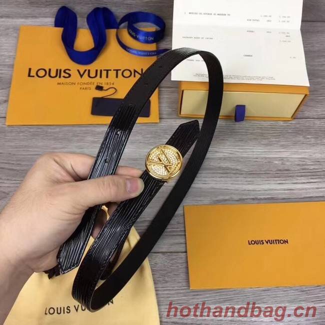 Louis Vuitton CIRCLE 20MM REVERSIBLE BELT M0053UA black