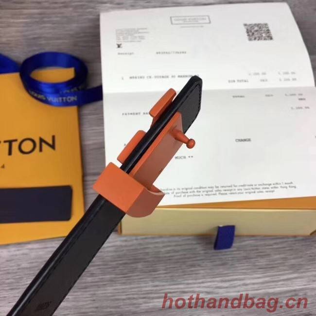 Louis Vuitton INITIALES 40MM BELT M0035S orange