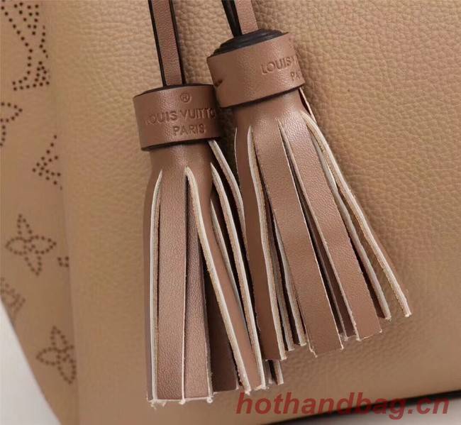 Louis Vuitton Mahina Leather HAUMEA M55030 apricot
