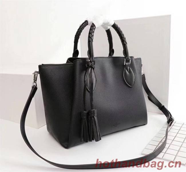Louis Vuitton Mahina Leather HAUMEA M55030 black