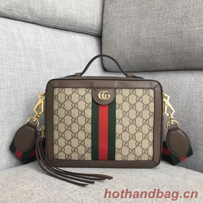Gucci Ophidia small GG shoulder bag 550622 brown