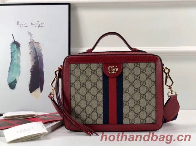 Gucci Ophidia small GG shoulder bag 550622 red