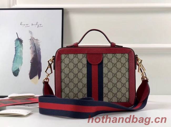 Gucci Ophidia small GG shoulder bag 550622 red