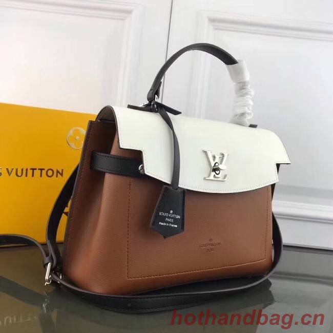 Louis Vuitton LOCKME EVER M51395 brown&white
