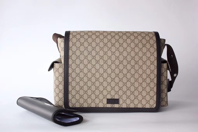 Gucci GG Supreme diaper bag 495909 brown