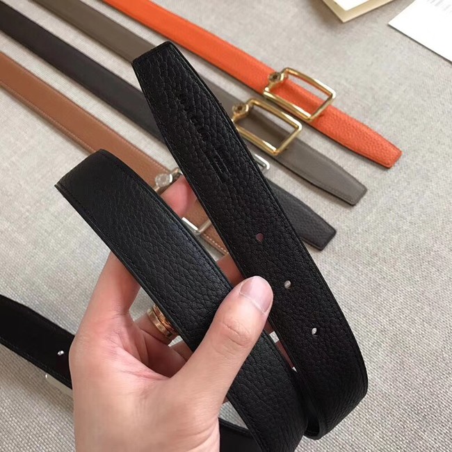 Hermes Quizz belt buckle & Reversible leather strap 32 mm H0739 black