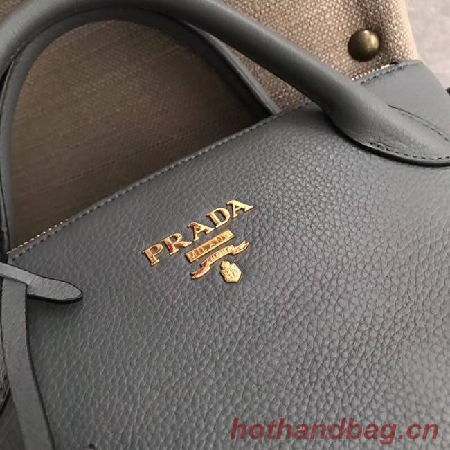 Prada Calf leather bag 1BH111 grey