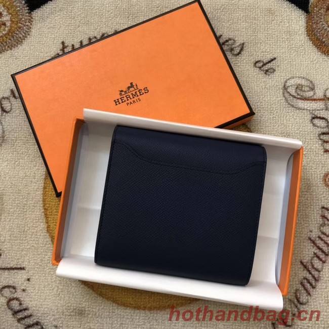 Hermes Constance Wallets espom leather H2297 Royal Blue