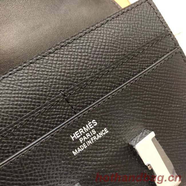 Hermes Constance Wallets espom leather H2297 black