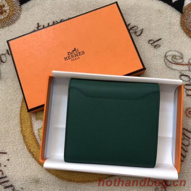 Hermes Constance Wallets espom leather H2297 green