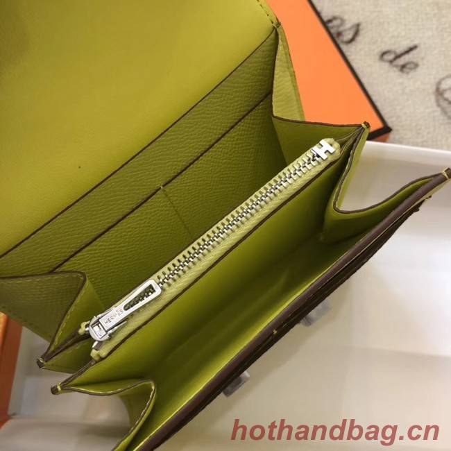 Hermes Constance Wallets espom leather H2297 yellow
