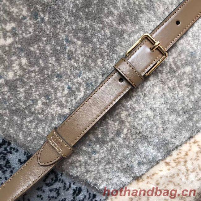 CELINE MEDIUM TRIOMPHE BAG IN SHINY CALFSKIN CL87363 Camel