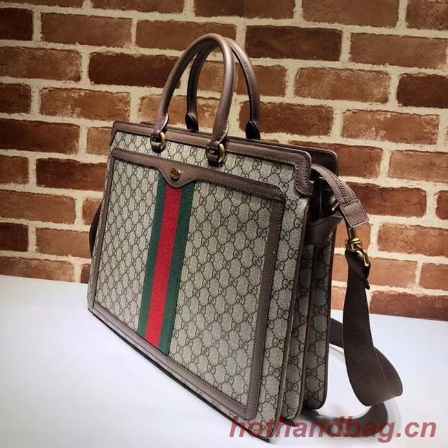 Gucci Ophidia GG briefcase 547970 brown