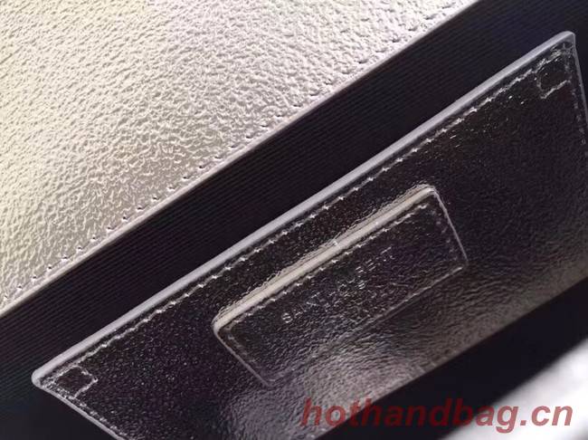 SAINT LAURENT Cassandre leather clutch 57312 gold