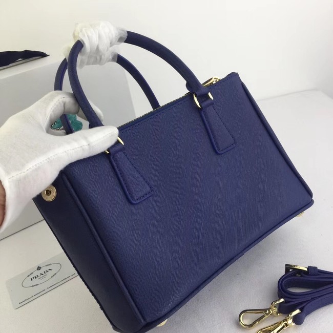 Prada Galleria Small Saffiano Leather Bag BN2316 blue