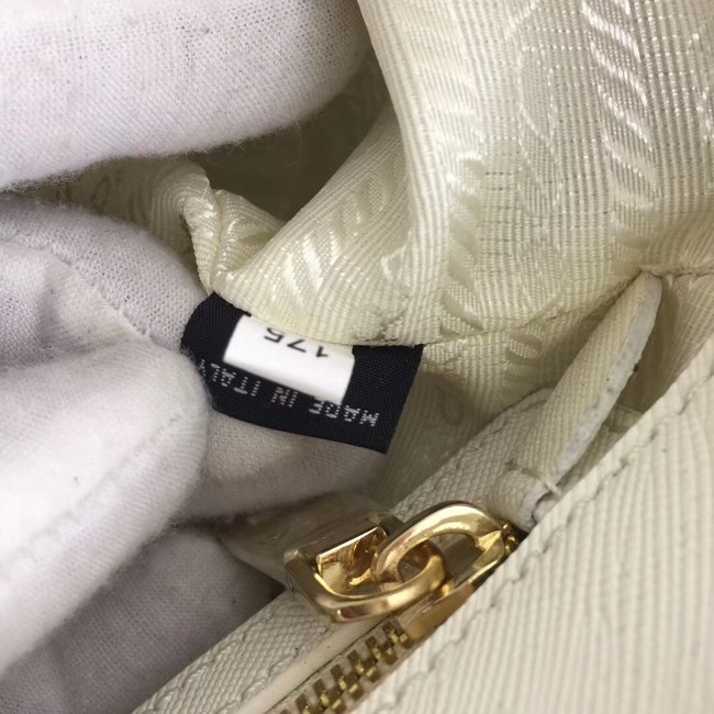 Prada Galleria Small Saffiano Leather Bag BN2316 white