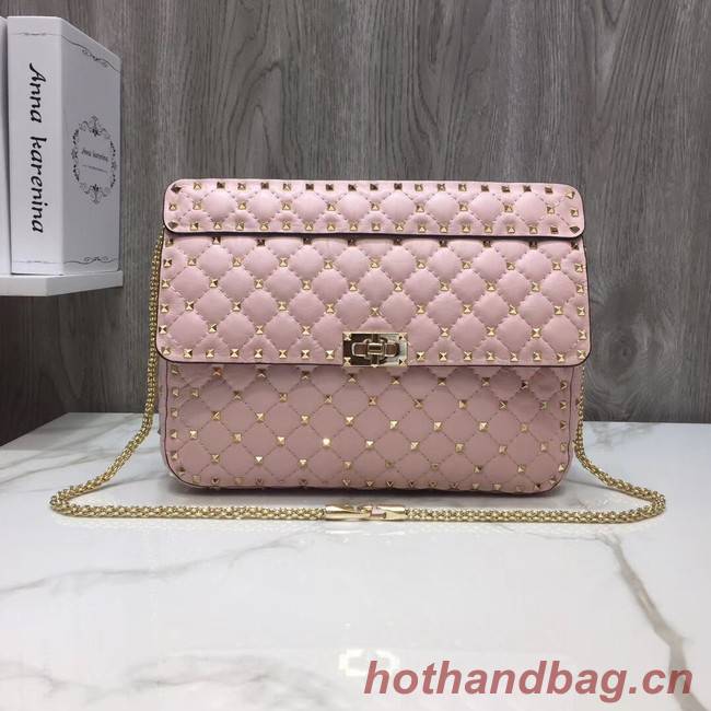 VALENTINO Quilted leather shoulder bag 96593 pink