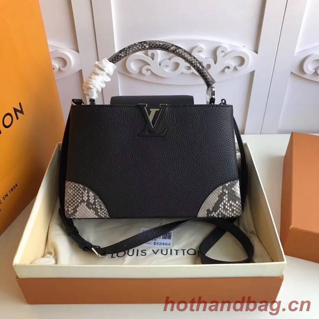 Louis Vuitton CAPUCINES PM N94410 black