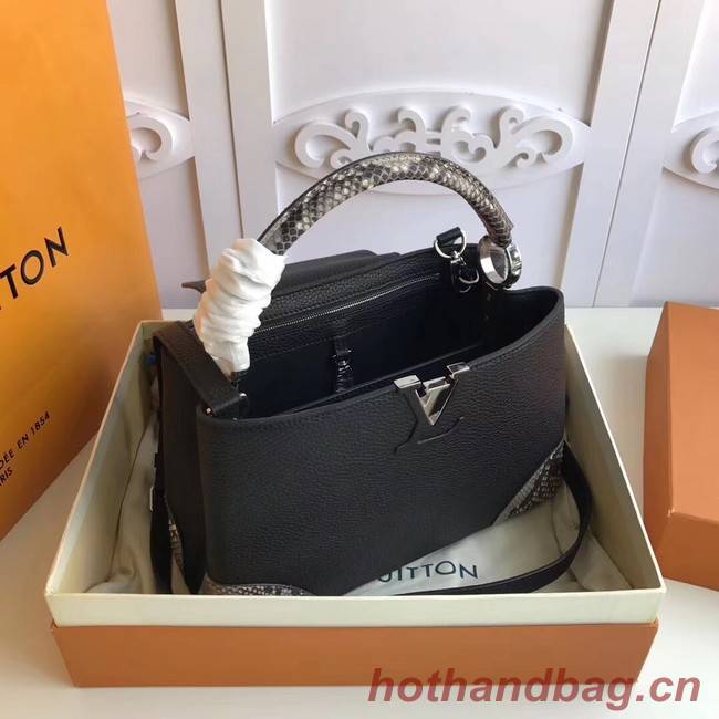Louis Vuitton CAPUCINES PM N94410 black